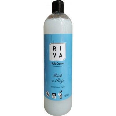 Riva tek. mýdlo 1l Soft Creme | Toaletní mycí prostředky - Tekutá mýdla - Bez dávkovače Riva tek. mýdlo 1l Soft Creme | Toaletní mycí prostředky - Tekutá mýdla - Bez dávkovače